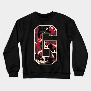 Initial Capital Letter G Camo Alphabet Gift Women Men Boys Girls Crewneck Sweatshirt